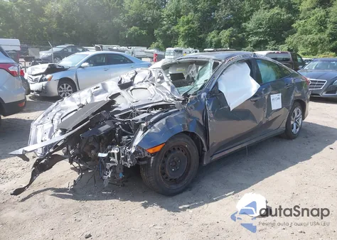 2017 Honda Civic Lx from USA, damaged, VIN 19XFC2F50HE220452